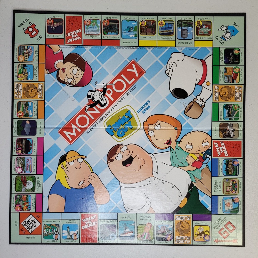Family‎ Guy Monopoly Collectors Edition Board Game Replacement Only Vintage